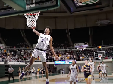 Africentric basketball dunk